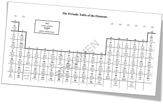 Chemistry Data Booklet
t